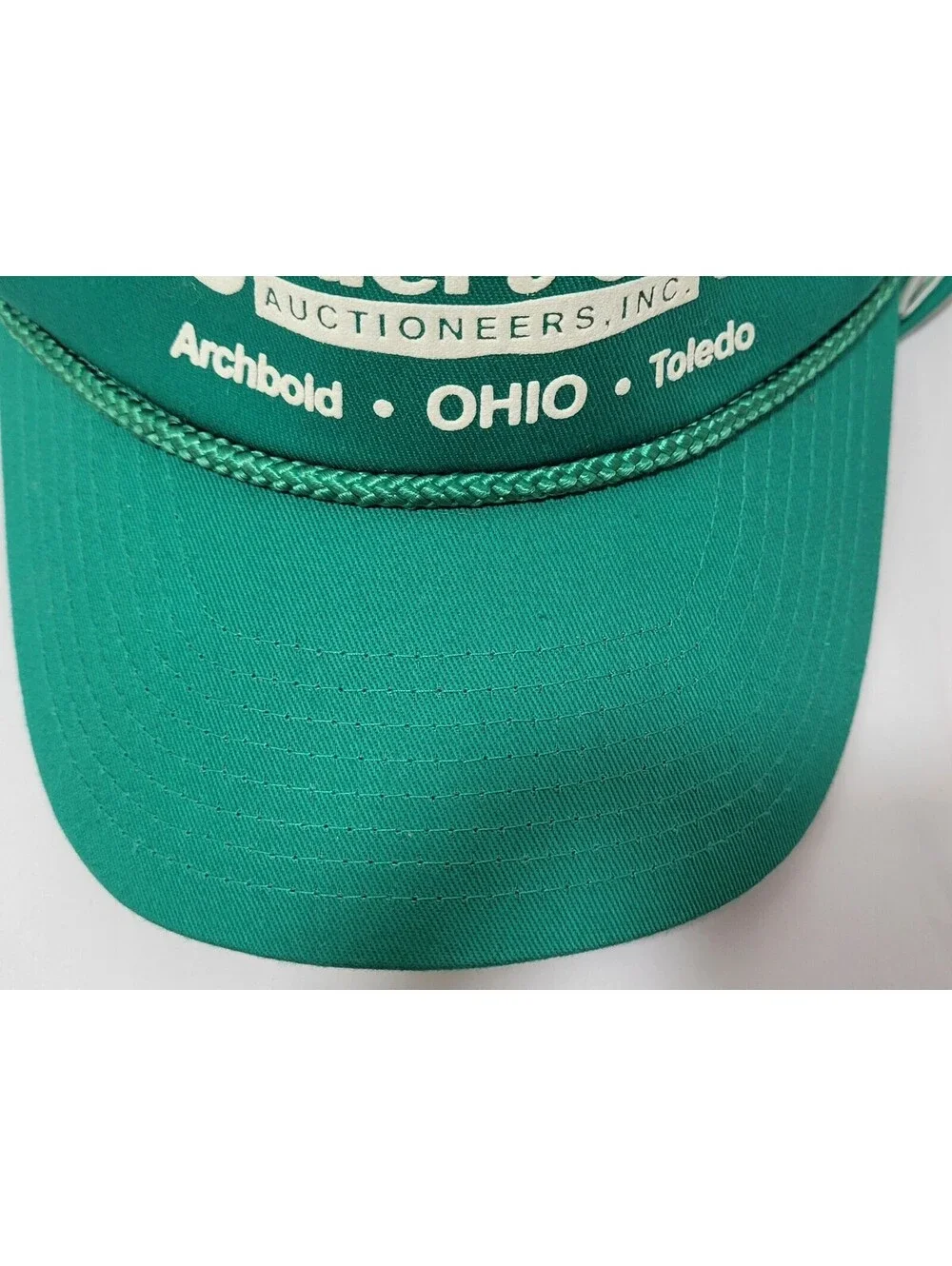 Kissimmee XXXI Yoder & Frey Auctioneers, Inc. Ohio Snapback Green Cap Hat